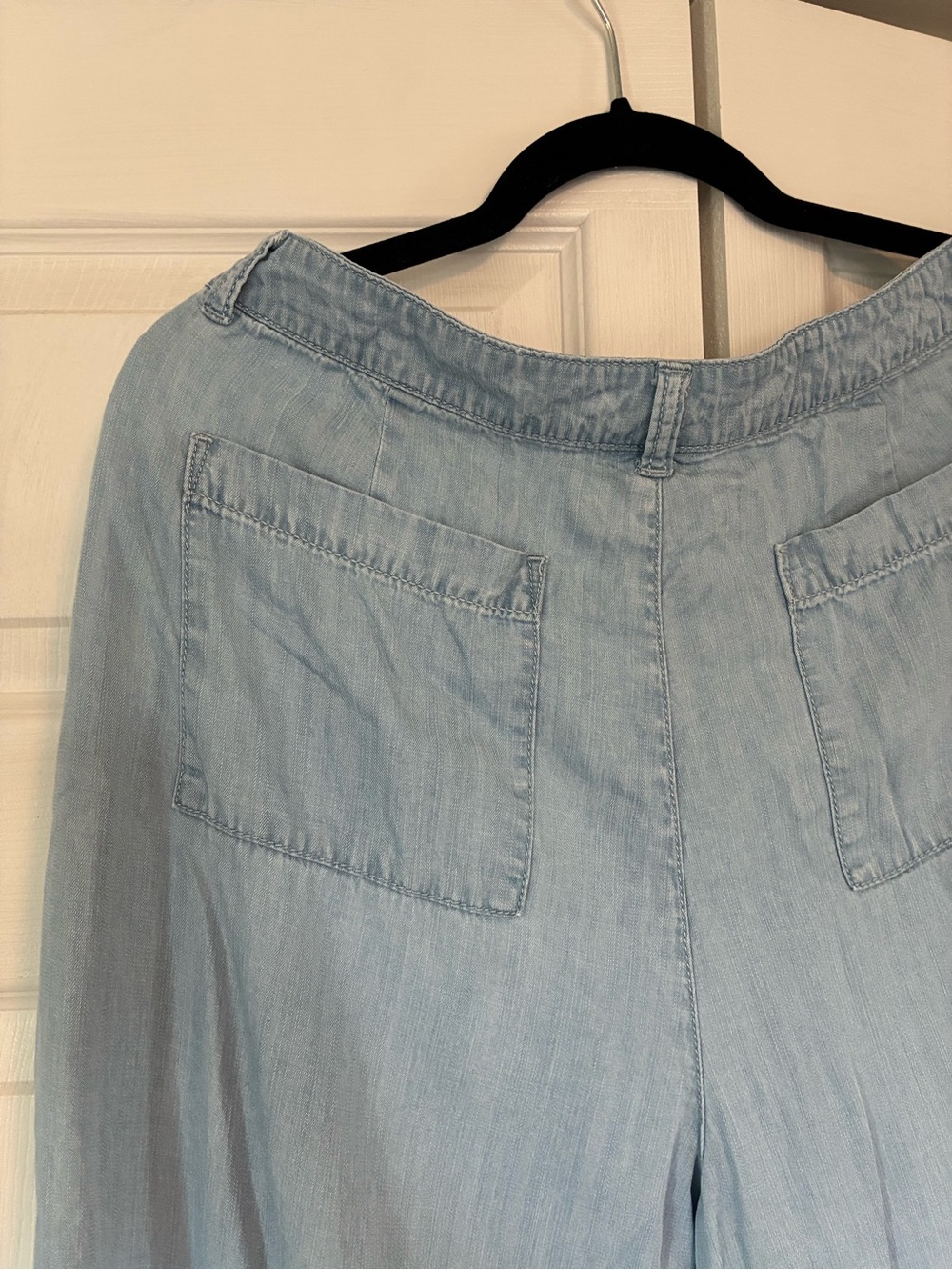 Blue Beachy Wide Leg Pants Baggy - Picture 7 of 11